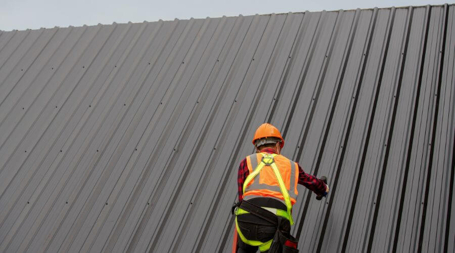 Professional metal roof installation services in Lennon, MI